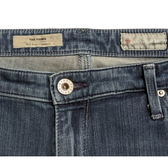 AG Adriano Goldschmied The Prima Mid Rise Cigarette Contour 360 Size 32R - Picture 4 of 7